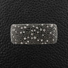 Black Spinel & White Sapphire Bangle Bracelet