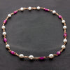South Sea Pearls & Pink Sapphire Necklace