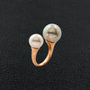 Double Pearl Ring