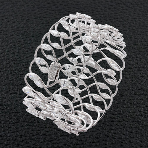 Diamond Openwork Bangle