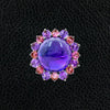 Cabochon Amethyst Cocktail Ring