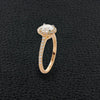 Rose Gold & Diamond Engagement Ring
