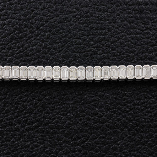 Emerald cut Diamond Bracelet