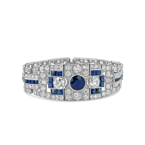 Sapphire & Diamond Estate Bracelet