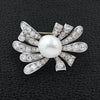 Pearl & Diamond Estate Pin Set