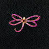 Pink Sapphire Dragonfly Pendant