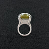 Alexandrite Cat's Eye & Diamond Ring