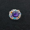 Amethyst & Gemstone Cocktail Ring