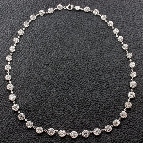 Round Diamond Necklace