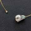 Pearl & Diamond Wire Necklace