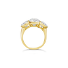 Bezel Set Three Stone Diamond Ring