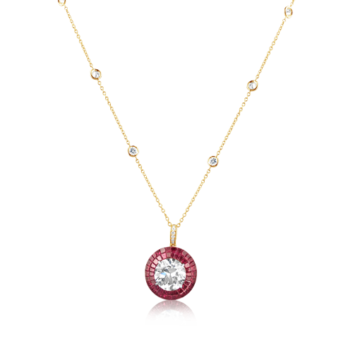 Ruby & Diamond Pendant