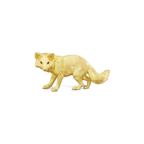 Stalking Fox Pin