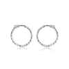 Diamond Hoop Earrings