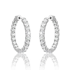 Diamond Hoop Earrings
