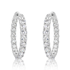 Diamond Hoop Earrings