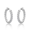 Diamond Hoop Earrings