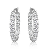 Diamond Hoop Earrings