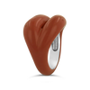 Orange Estate Lips Ring