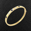 Sapphire & Diamond Bangle Bracelet