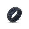 Sapphire Inside/Outside Band Ring