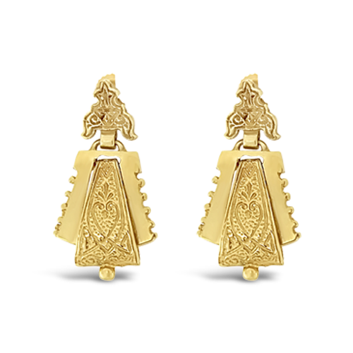 Gold Etched Estate Earrings – CRAIGER DRAKE DESIGNS®