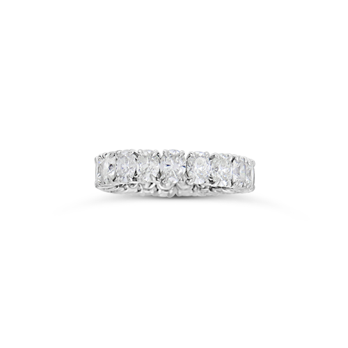 Oval Diamond Eternity Band