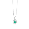 Paraiba & Diamond Pendant