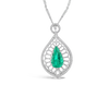 Paraiba & Diamond Pendant