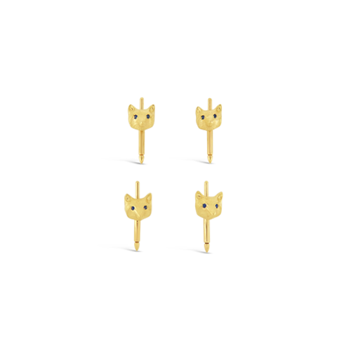 Fox Head Shirt Stud Set