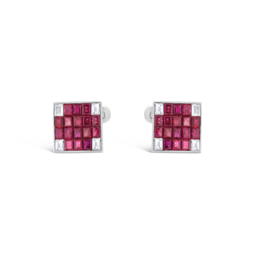 Ruby & Diamond Cufflinks