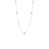 Yellow Diamonds by the Yard Necklace