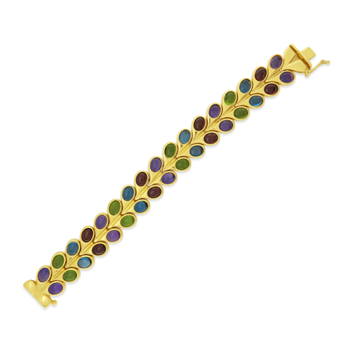 Multi-gem Estate Bracelet