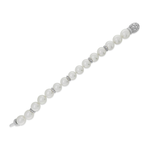 South Sea Pearl & Diamond Bracelet