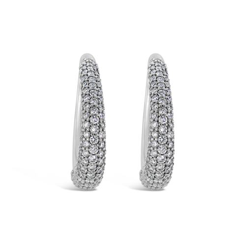 Diamond Hoop Earrings