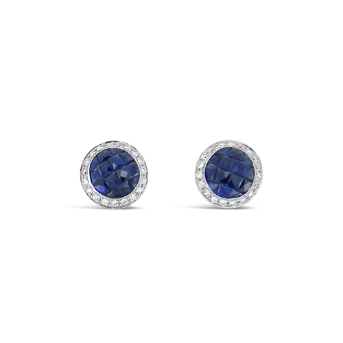 Sapphire & Diamond Earrings