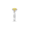 Yellow & White Diamond Ring