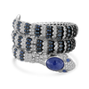 Sapphire, Diamond & Tanzanite Snake Bracelet