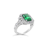 Emerald & Diamond Ring