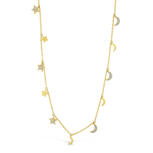 Moon & Stars Necklace