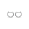 Diamond Huggie Hoop Earrings