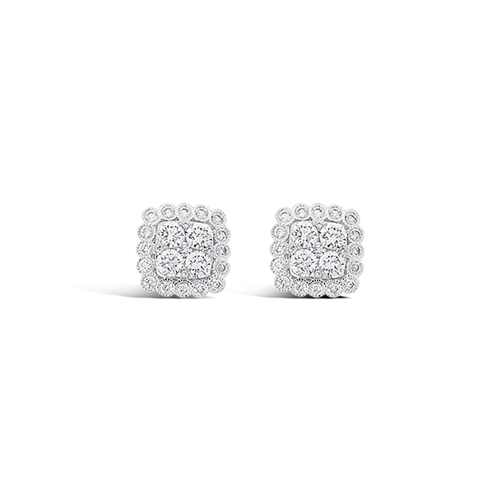 Multi-diamond Earrings