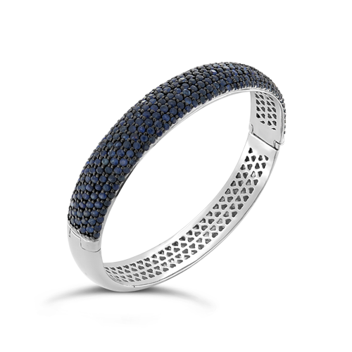 Sapphire Bangle Bracelet