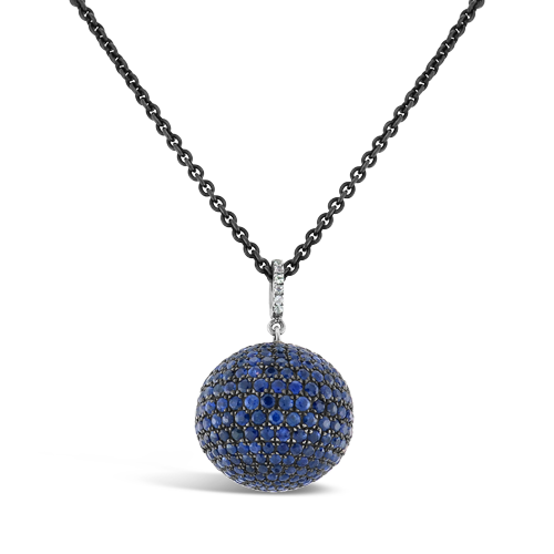 Sapphire Ball Pendant