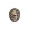 Brown Zircon Dome Ring