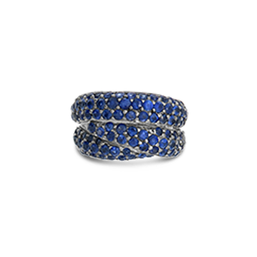 Sapphire Criss Cross Ring