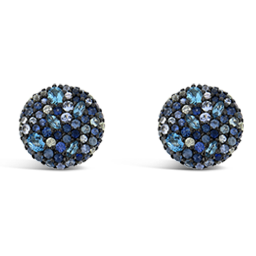 Sapphire & Blue Topaz Earrings