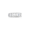 Modified Emerald Cut Eternity Band