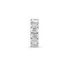 Modified Emerald Cut Eternity Band