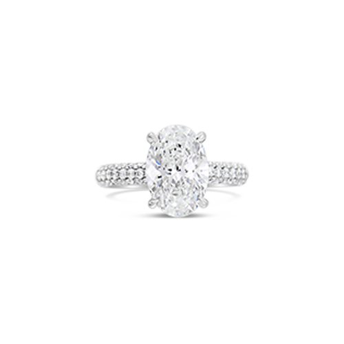 Oval Diamond Engagement Ring